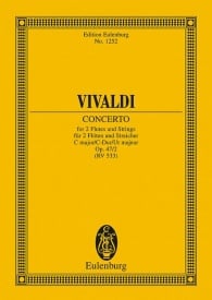 Vivaldi: Concerto grosso C major Opus 47/2 RV 533/PV 76 (Study Score) published by Eulenburg